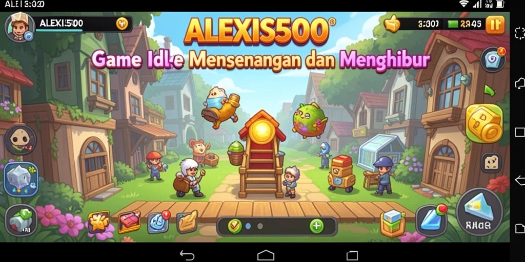 Tampilan gameplay menarik dari ALEXIS500 yang menunjukkan otomatisasi yang efisien.
