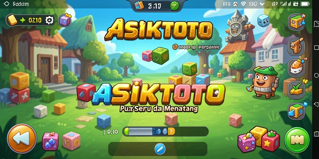 Gameplay ASIKTOTO menampilkan tantangan Puzzle yang menarik.