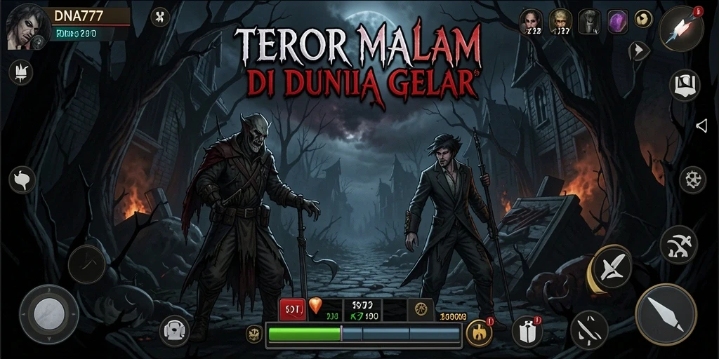 Tampilan menyeramkan dalam gameplay DNA777 yang memacu adrenalin.