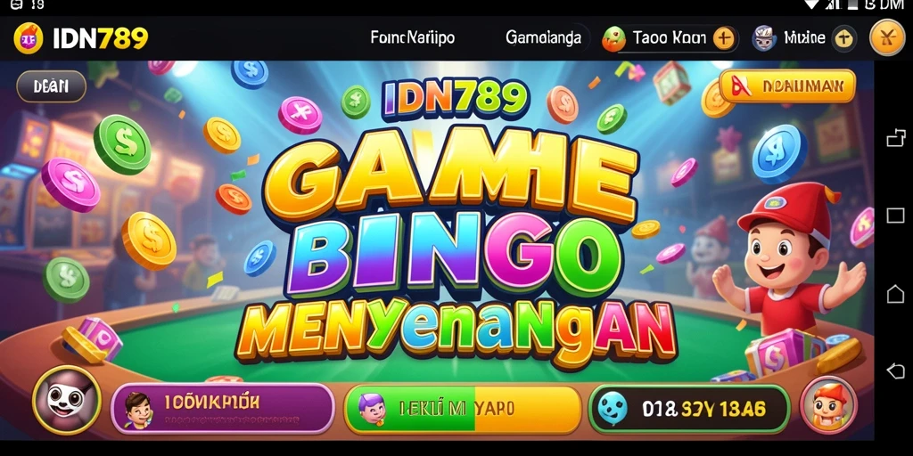 Tampilan gameplay Bingo yang seru dan interaktif.