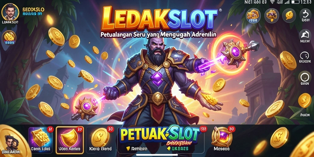 Gameplay LEDAKSLOT yang menegangkan dan penuh petualangan.