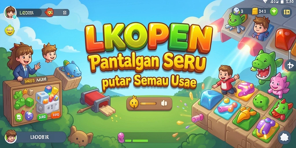 Gameplay LKOPEN menantang dengan berbagai teka-teki yang menarik.
