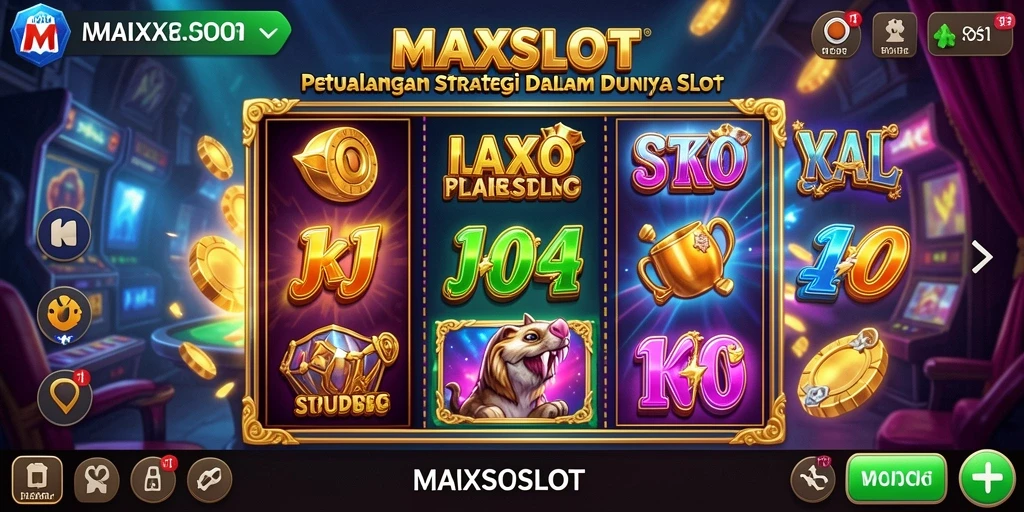 Tampilan gameplay menarik di <strong>MAXSLOT</strong> dengan strategi slot.
