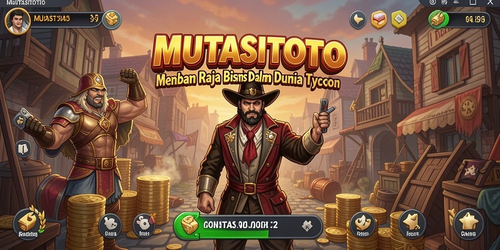 Tampilan screenshot MUTASITOTO menampilkan antarmuka gameplay Tycoon yang menarik.