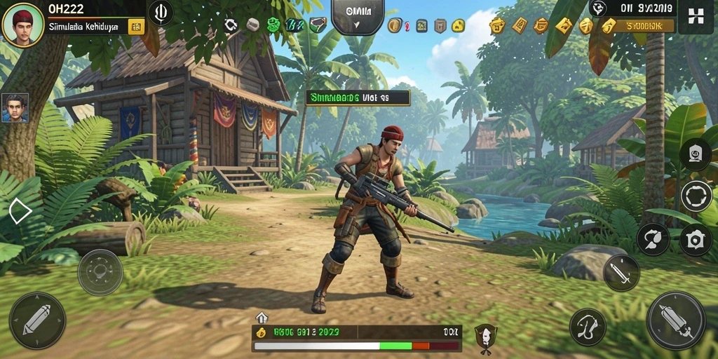 Screenshot menunjukkan gameplay mendalam dari simulasi kehidupan yang menarik.