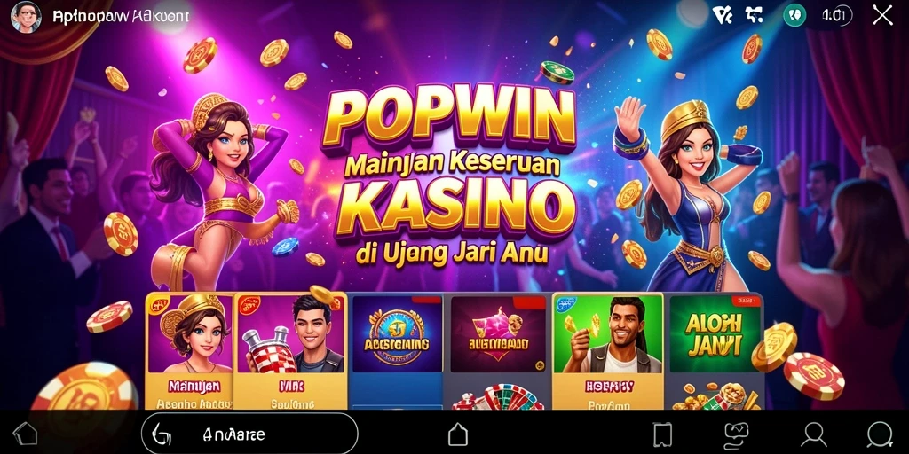 Screenshot POPWIN menampilkan gameplay menarik dan grafis menawan.