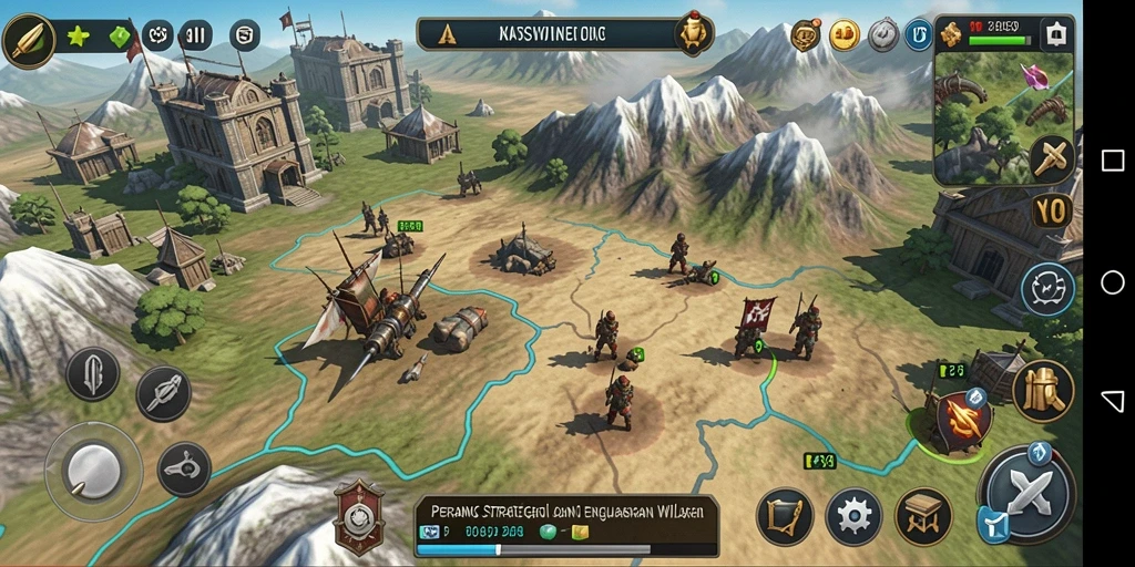 Tampilan menarik dari pertempuran di S9S9 menunjukkan strategi yang terbangun.