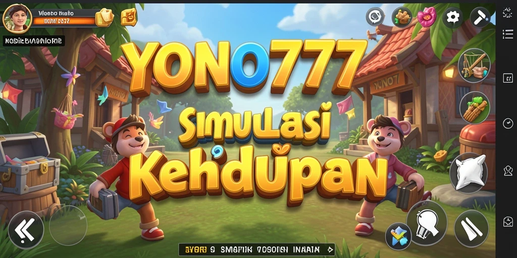 Tampilan gameplay menarik dari YONO777 yang menunjukkan interaksi karakter.